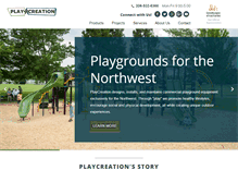 Tablet Screenshot of playcreation.com